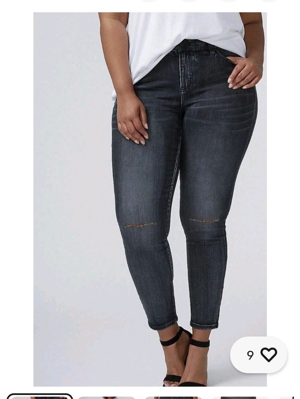 Lane Bryant Super Stretch Skinny Mid-rise Jeans 14